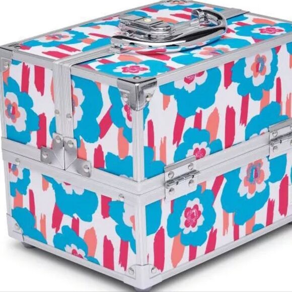 Caboodles Adored Traincase Case Makeup Organizer - Picture 5 of 9